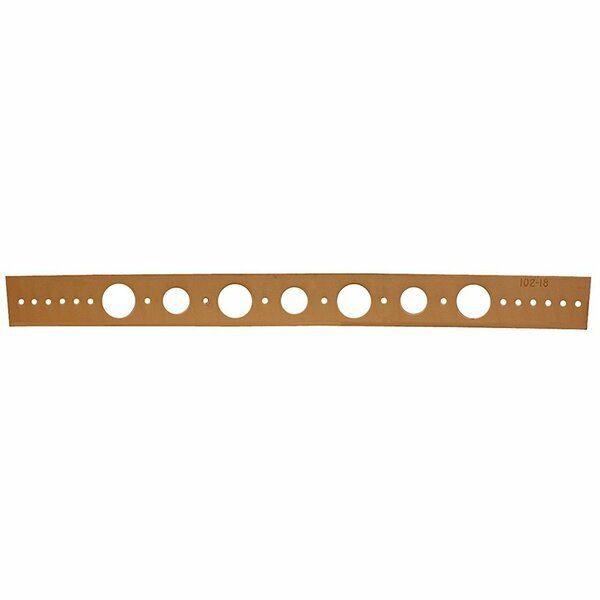 Jones Stephens 3/4 in. - 1 in. x 20 in. Flat Copper Plated Bracket HOLDRITE #102-18 B00004